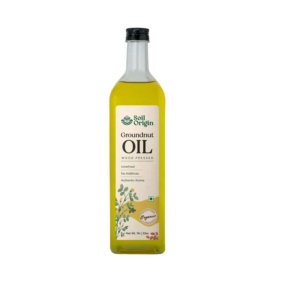 Wood-Pressed Groundnut Oil | Soil Origin - EarthBased
