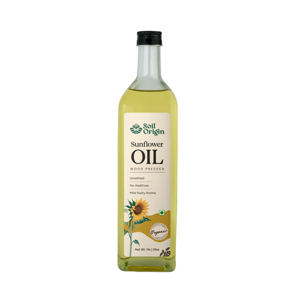 Wood-Pressed Sunflower Oil | Soil Origin - EarthBased