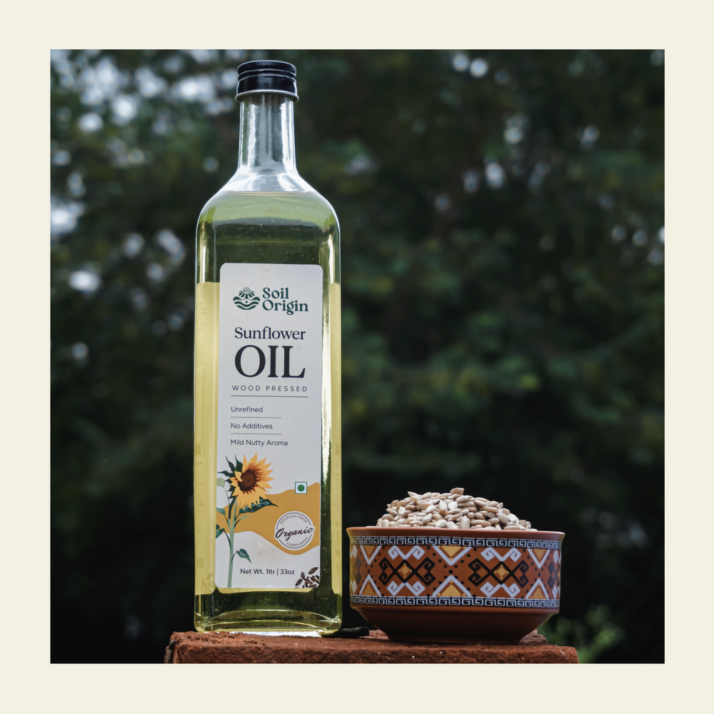 Wood-Pressed Sunflower Oil | Soil Origin - EarthBased