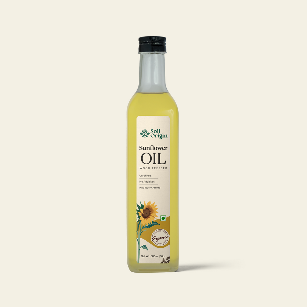 Wood-Pressed Sunflower Oil | Soil Origin - EarthBased