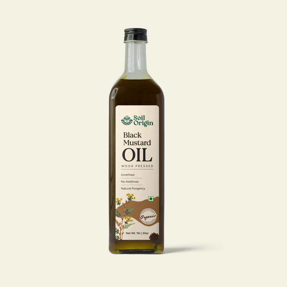 Wood-Pressed Black Mustard Oil | Soil Origin - EarthBased