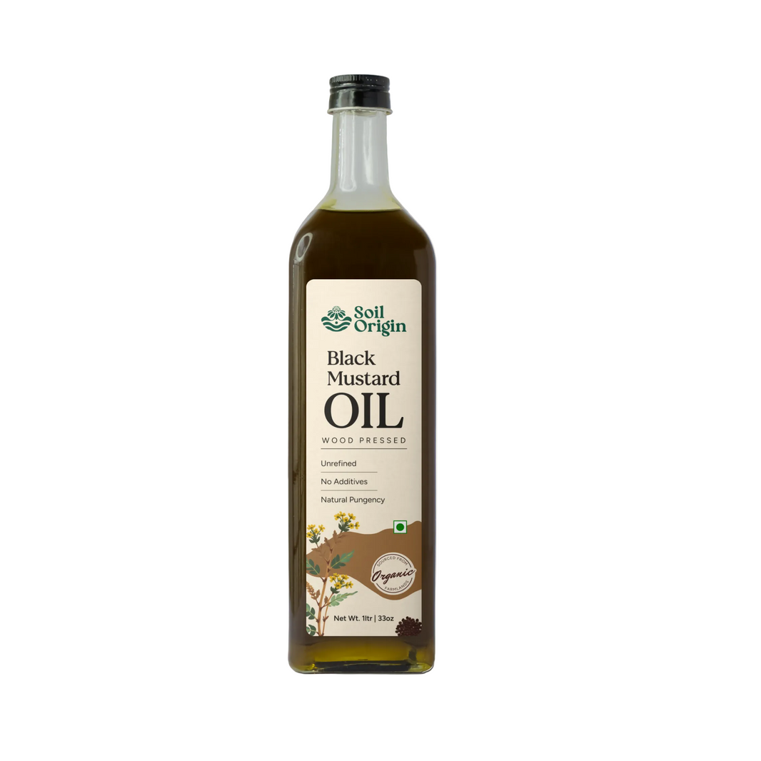 Wood-Pressed Black Mustard Oil | Soil Origin - EarthBased