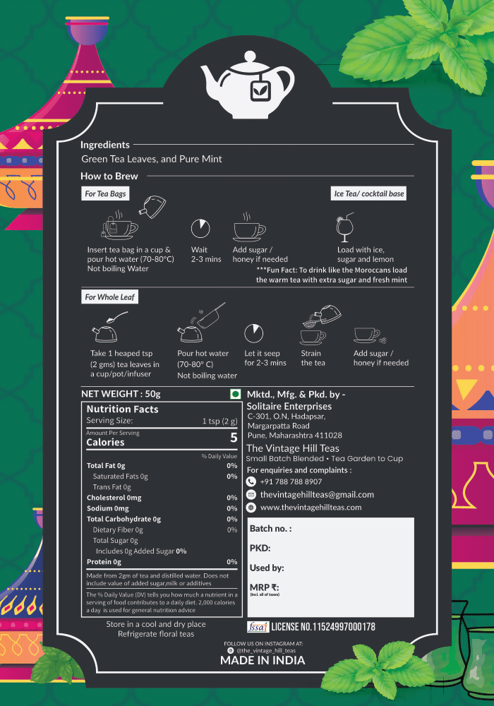 Moroccan Mint - EarthBased