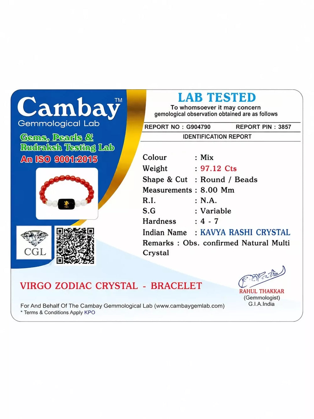 Virgo Zodiac Bracelet – image 6