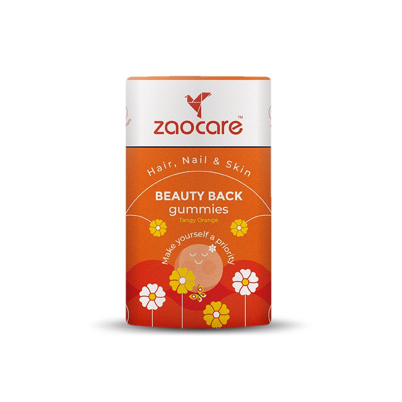 Zaocare_ Beauty_ Back_ Biotin _Gummies_ For_ Men_ &_ Women | For Hair, _Nail _& _Skin | Plant_ Based _00