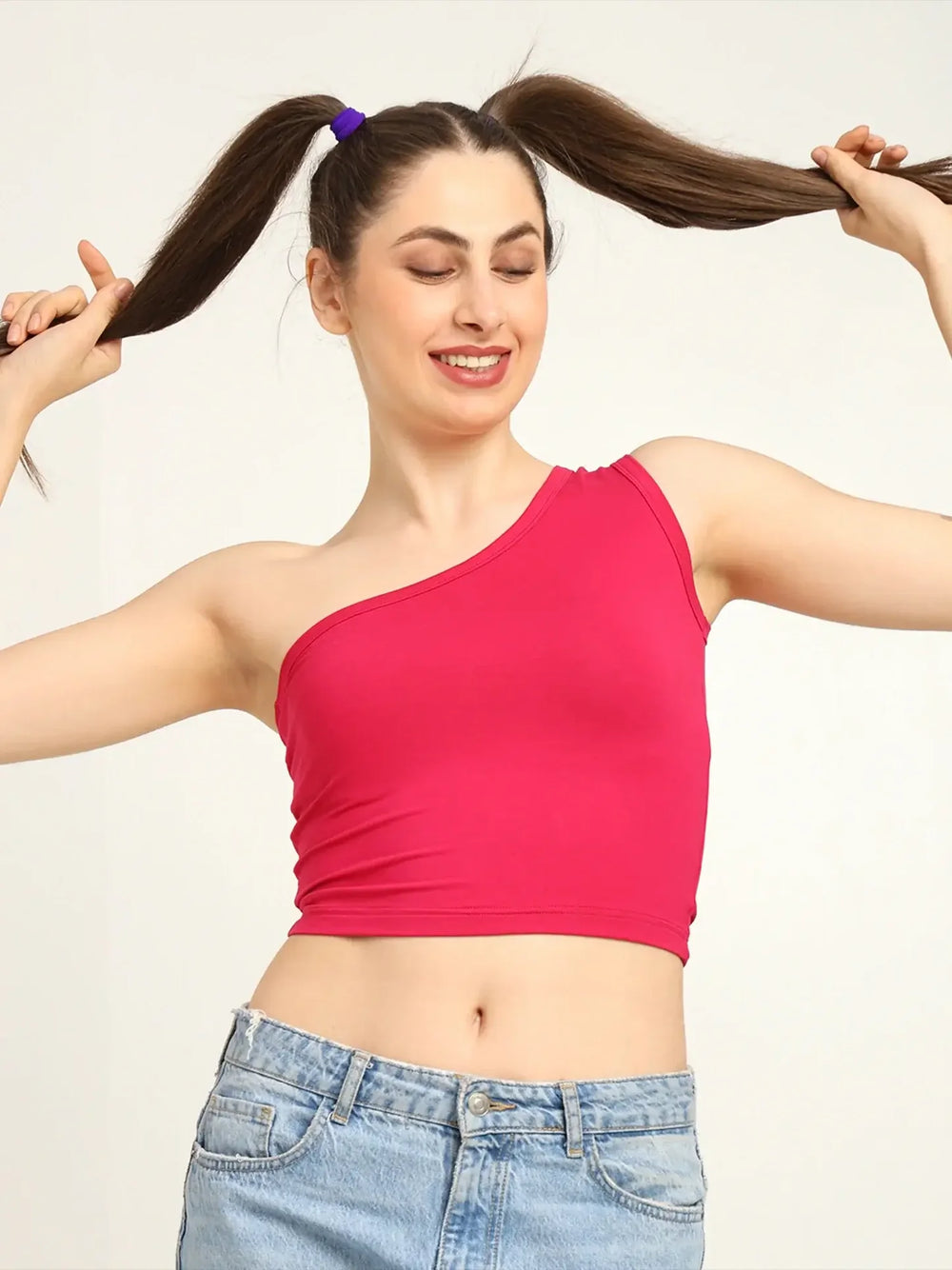 Gen Z Bamboo One Shoulder Top – Soft, Breathable & Sustainable Fit - EarthBased