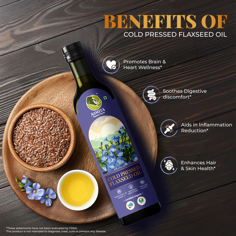 Organic Cold Pressed Flaxseed Oil - EarthBased