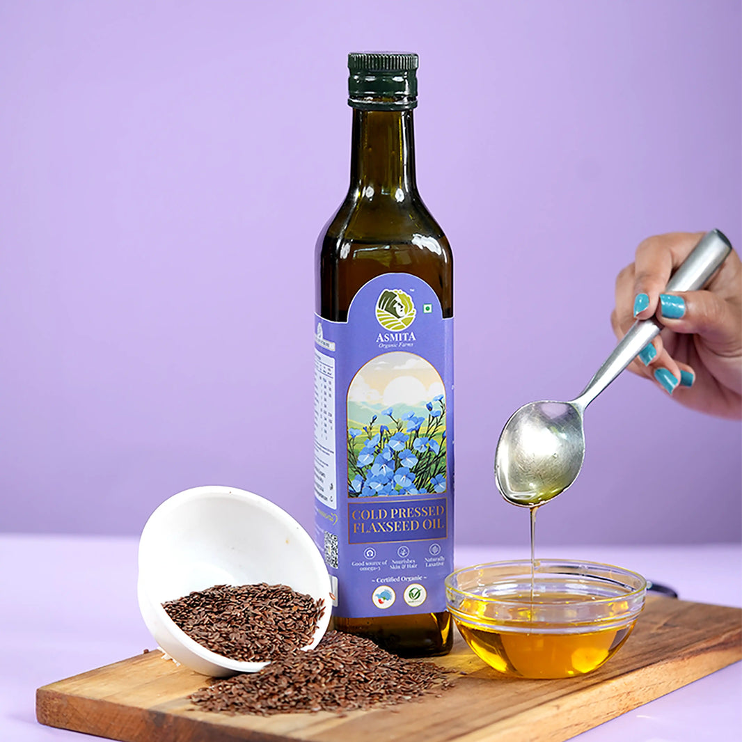 Organic Cold Pressed Flaxseed Oil - EarthBased