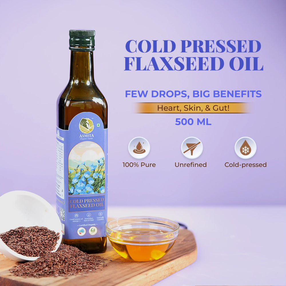 Organic Cold Pressed Flaxseed Oil - EarthBased
