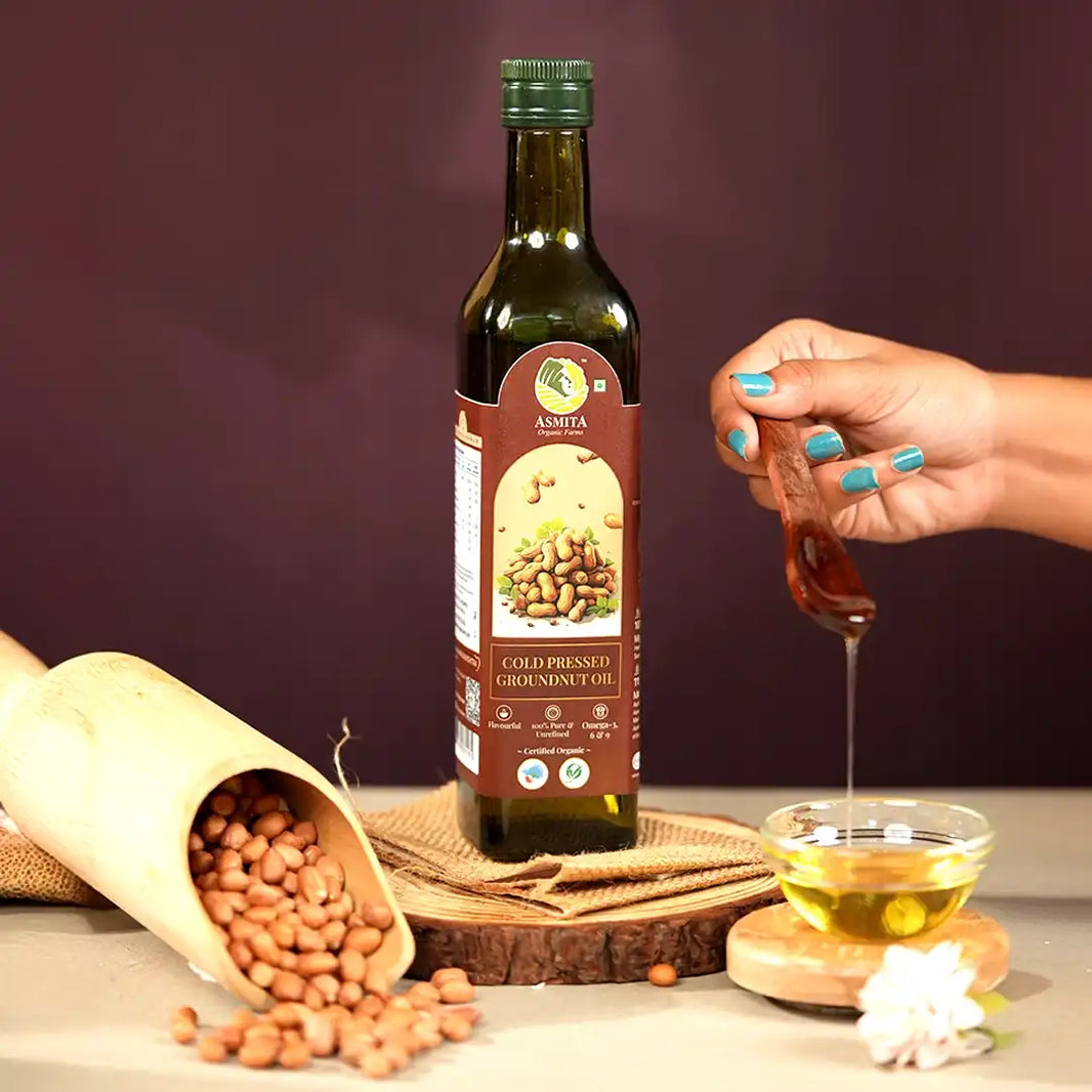 Organic Cold Pressed Groundnut Oil - EarthBased