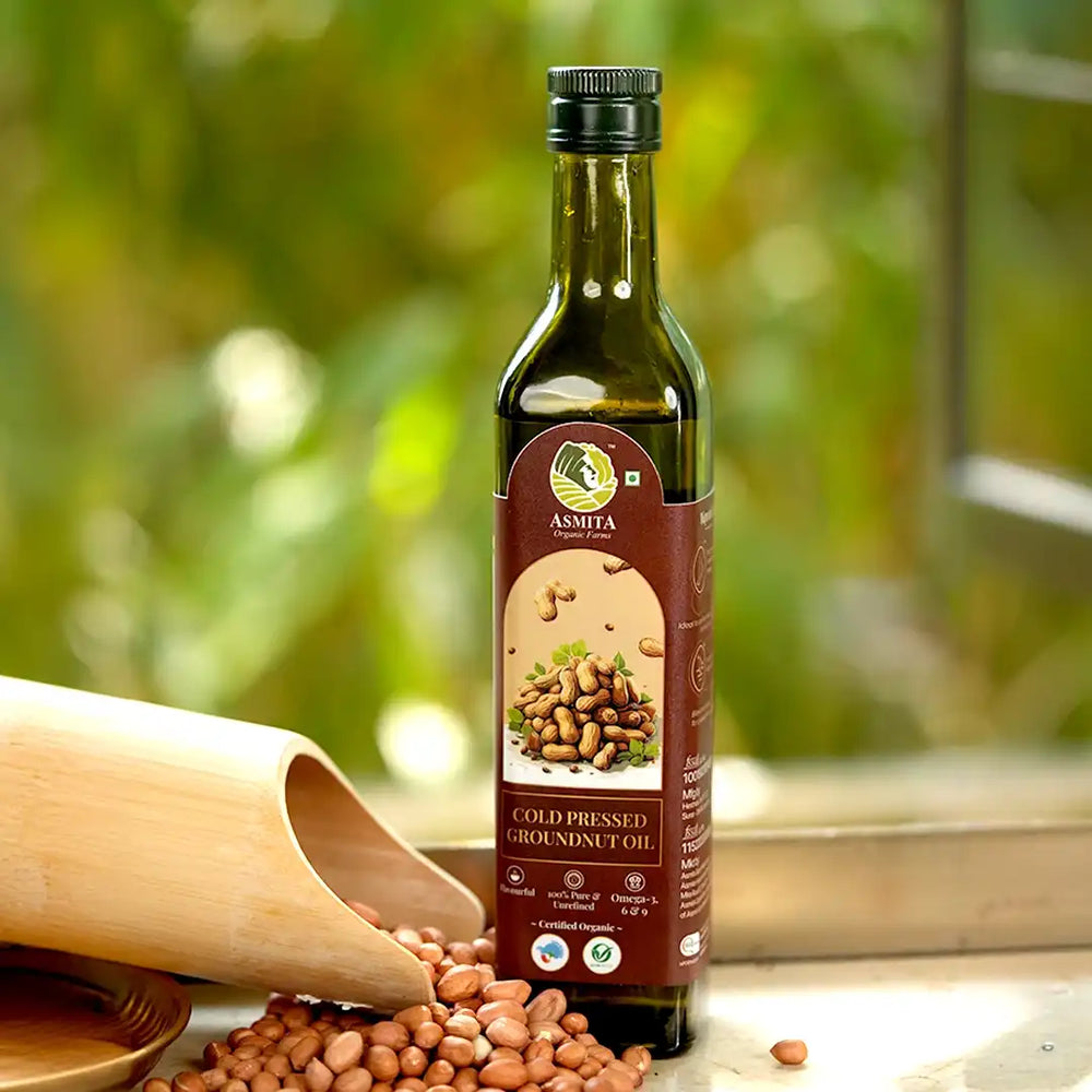 Organic Cold Pressed Groundnut Oil - EarthBased