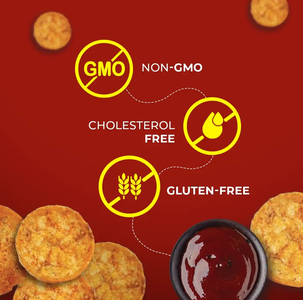 Brown rice Crips, Indian Spicy Hot | Asmita Organic Farms - EarthBased