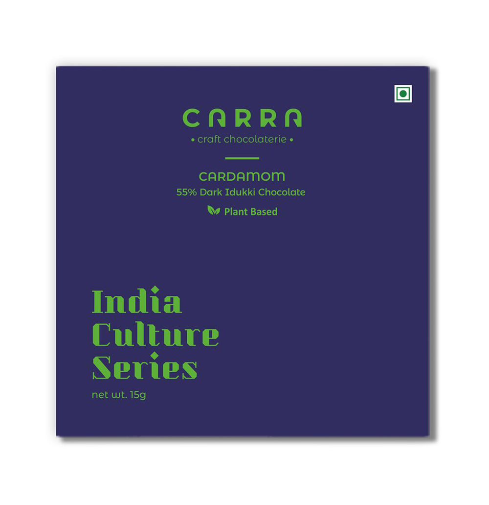 CARRA Cardamom in 55% Dark Chocolate 15G - EarthBased