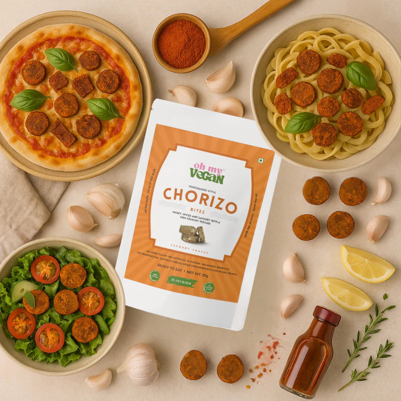 Oh My Vegan | Chorizo Style Bites – Portuguese Spice Blend - EarthBased