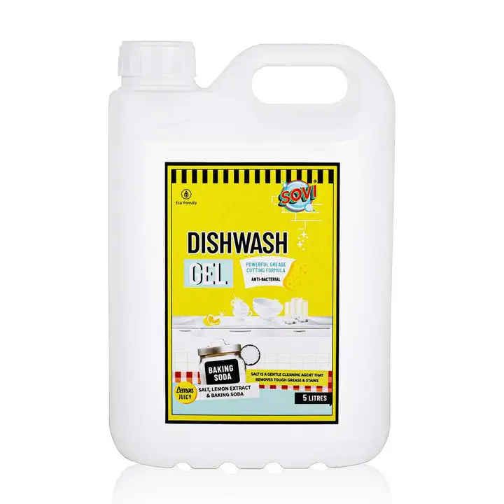 SOVI® DISHWASH LIQUID WITH BAKING SODA, SALT & LEMON EXTRACT - EarthBased
