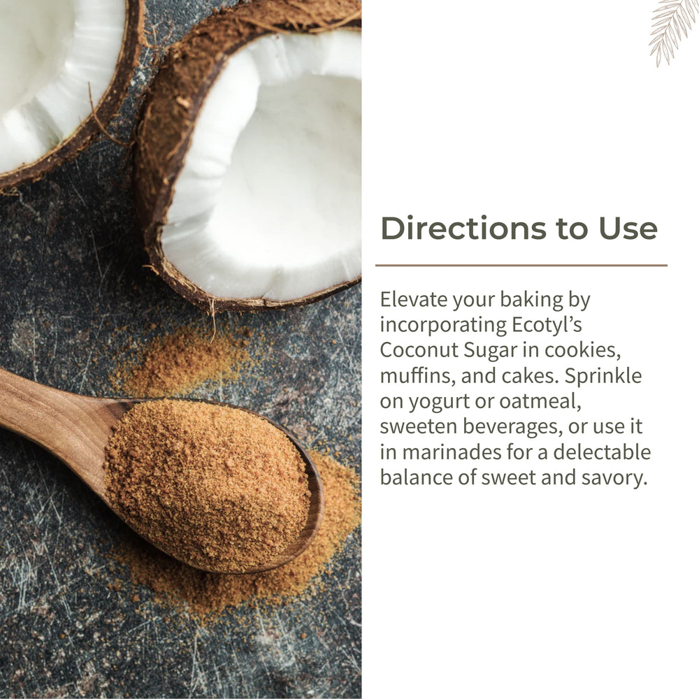 How to use Ecotyl Coconut Sugar in baking, beverages and desserts