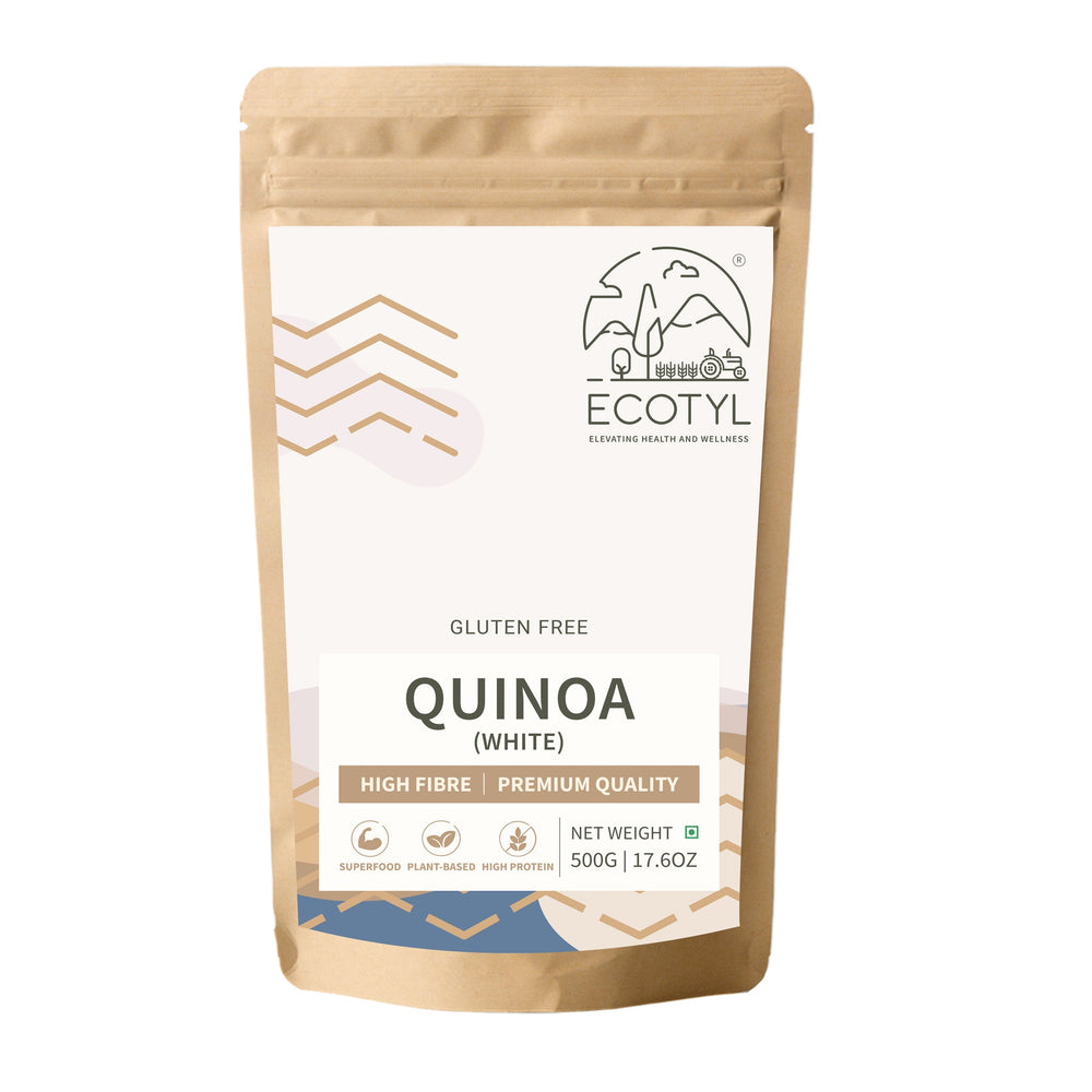 Ecotyl Organic White Quinoa pouch front label
