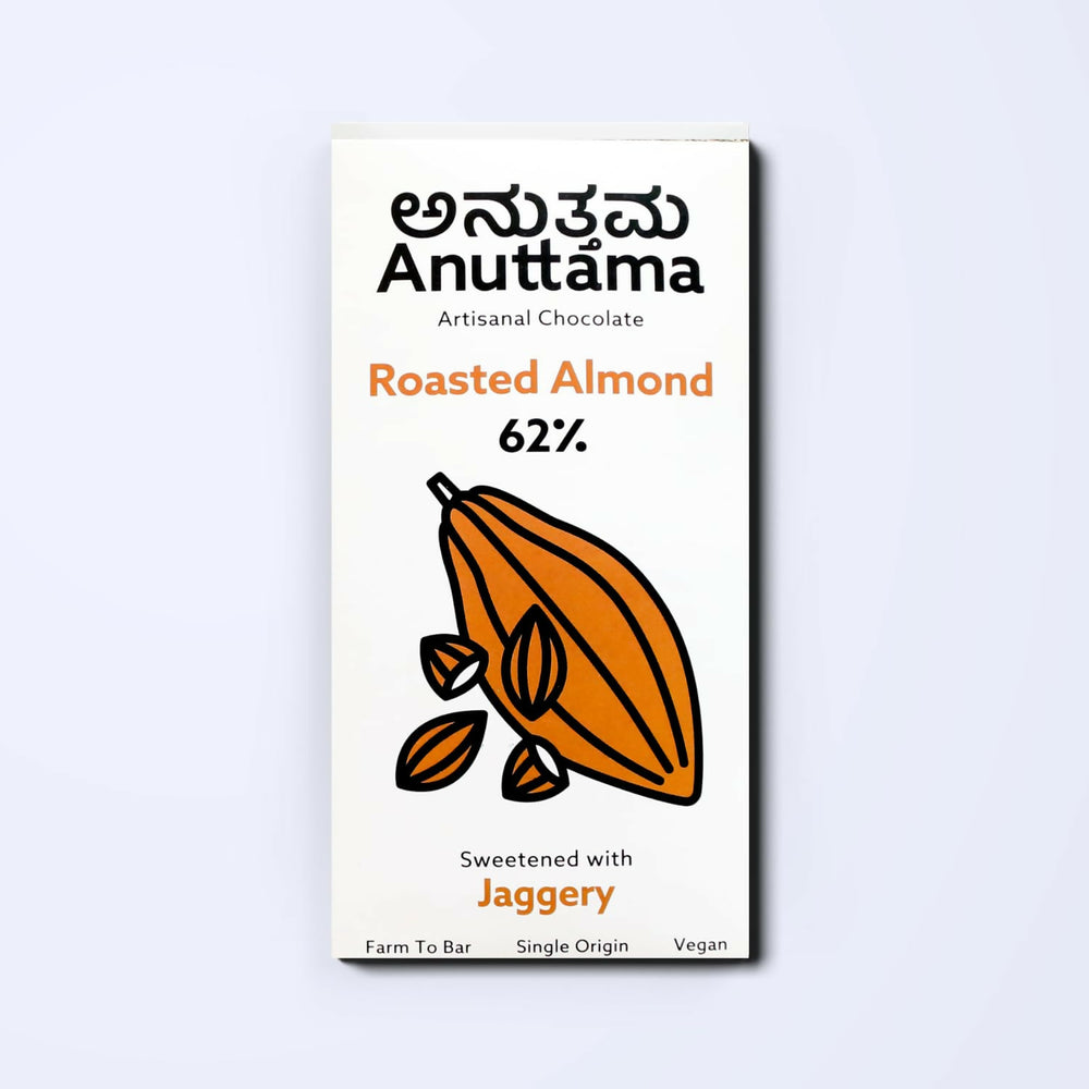 Anuttama | Dark Chocolate | Roasted Almond + Classic Plain+ Sea Salt | Combo - EarthBased