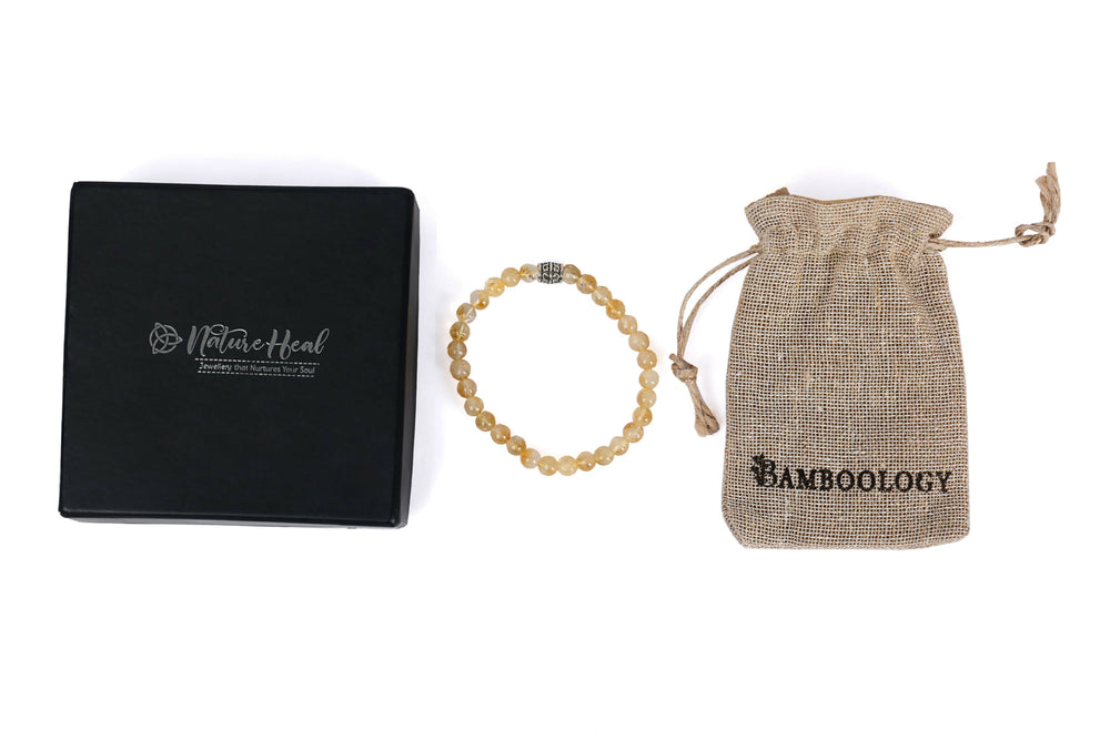 Natural Certified Citrine Bracelet For Success And Prosperity - EarthBased