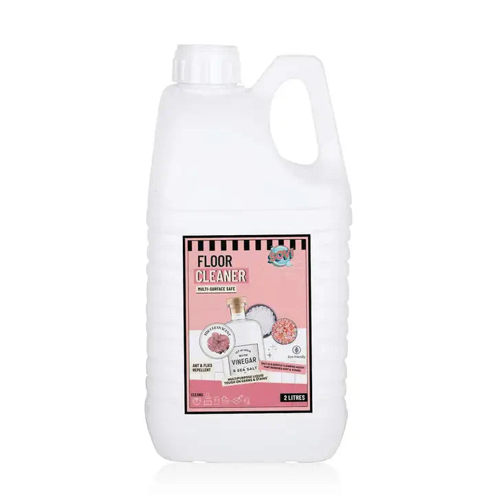 SOVI® VINEGAR POWERED DISINFECTANT FLOOR CLEANER, CLEAN SCENT - EarthBased