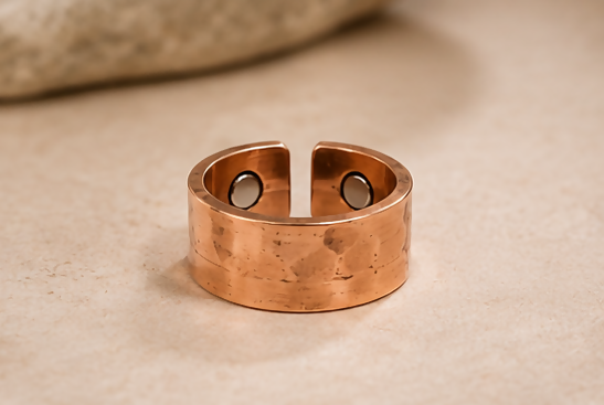 Hammered Copper Ring – image 5