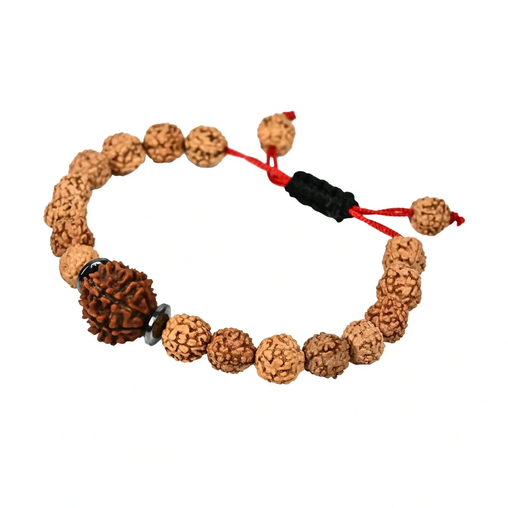 Authentic 5 Mukhi Rudraksha Bracelet – Natural, Energized & Healing - EarthBased