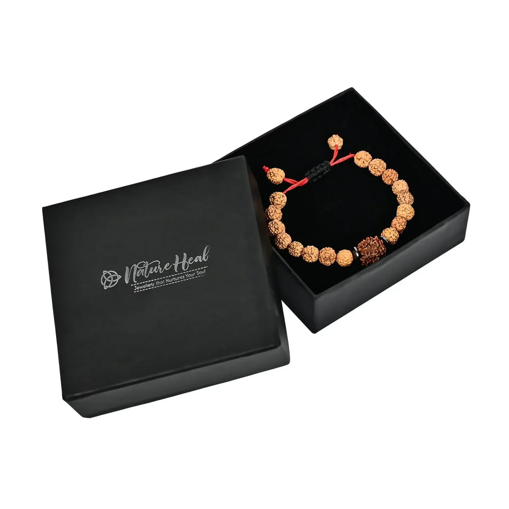 Authentic 5 Mukhi Rudraksha Bracelet – Natural, Energized & Healing - EarthBased
