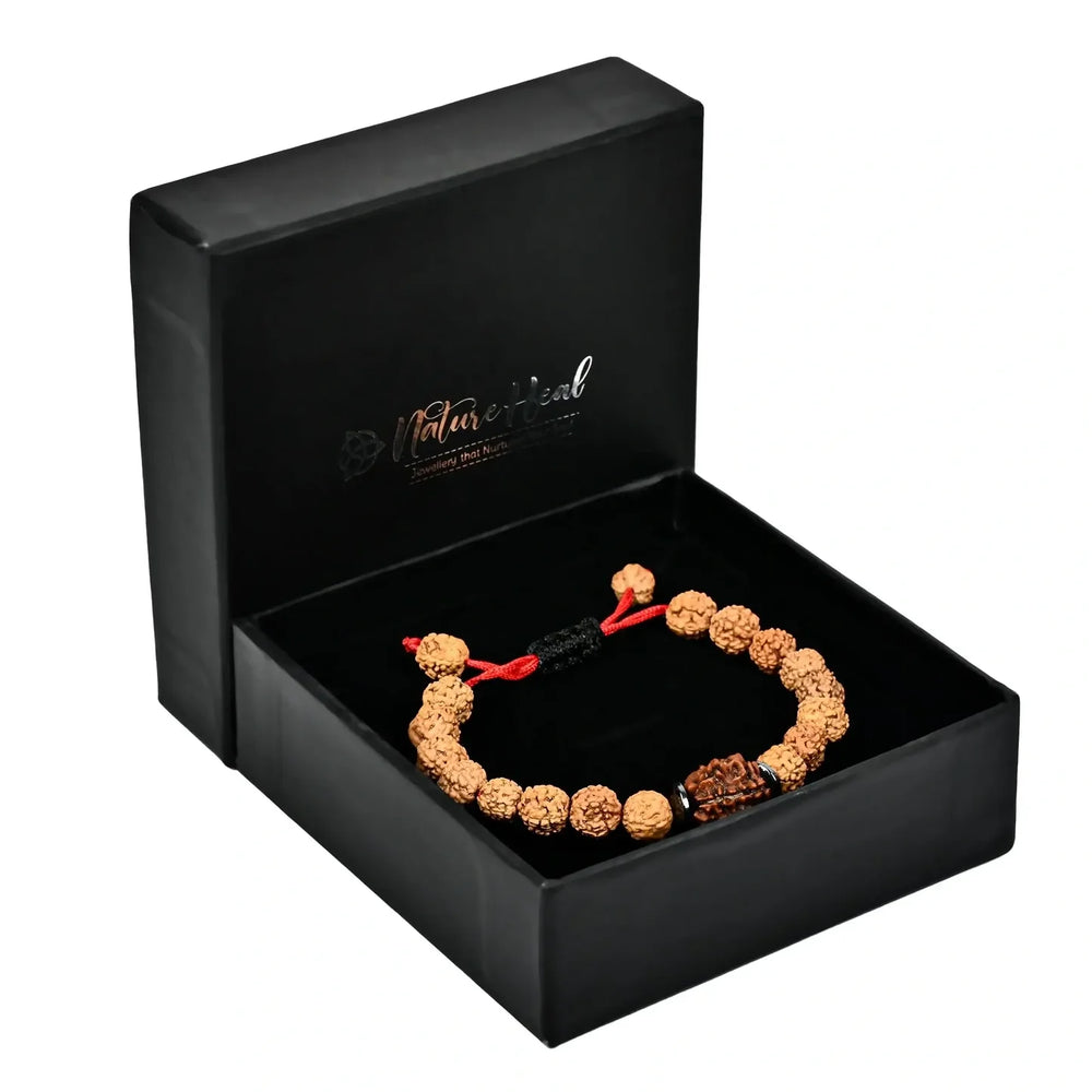 Authentic 5 Mukhi Rudraksha Bracelet – Natural, Energized & Healing - EarthBased