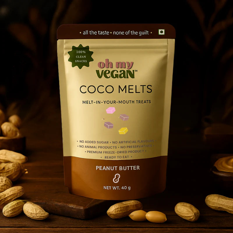 Oh My Vegan | Peanut Butter Coco Melts - EarthBased
