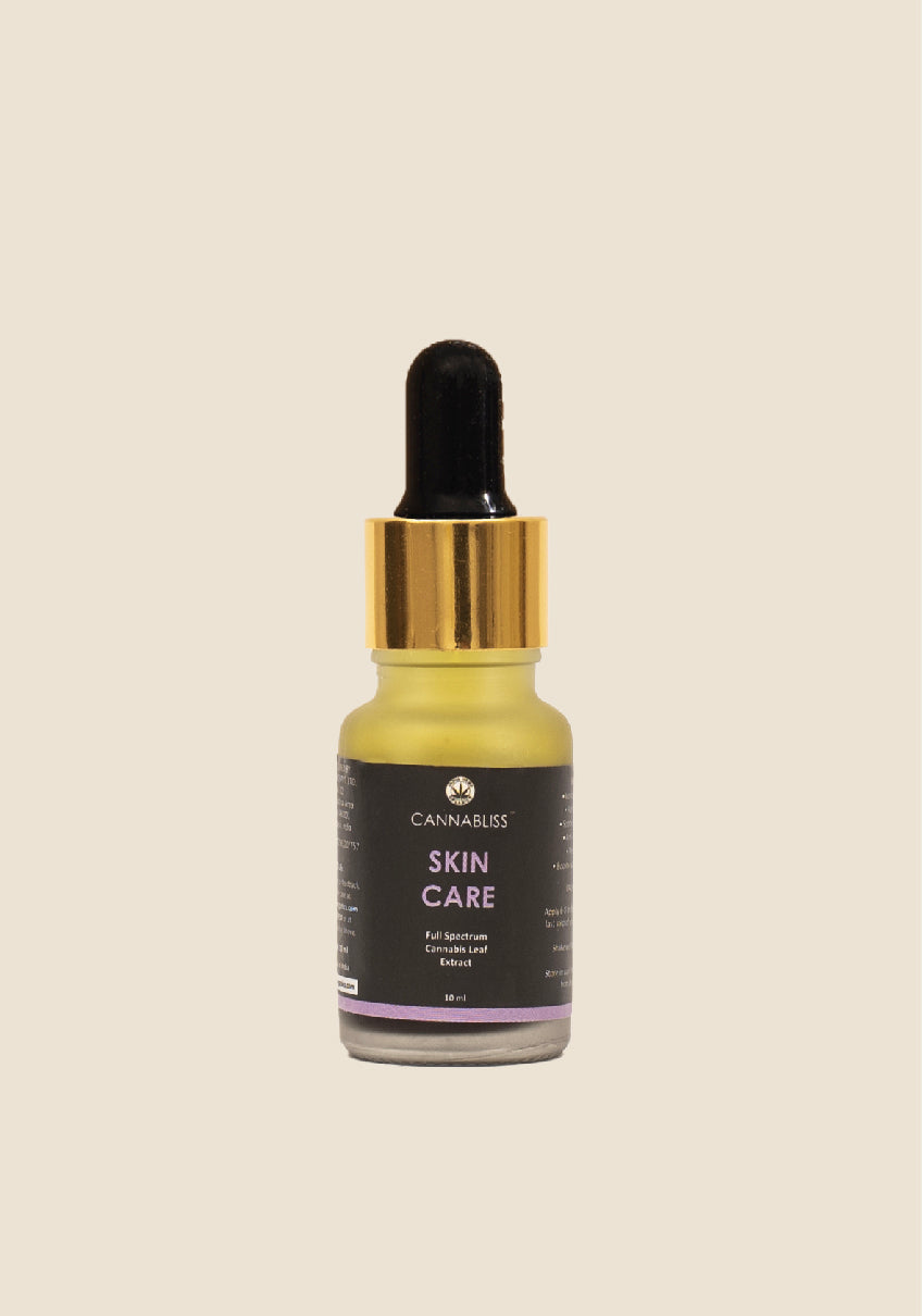 CannaBliss SKIN CARE (with 0.5% Cannabis Leaf Extract + Argan & Rosehip - Oil + Hemp Seed Oil) - 10 ML - EarthBased