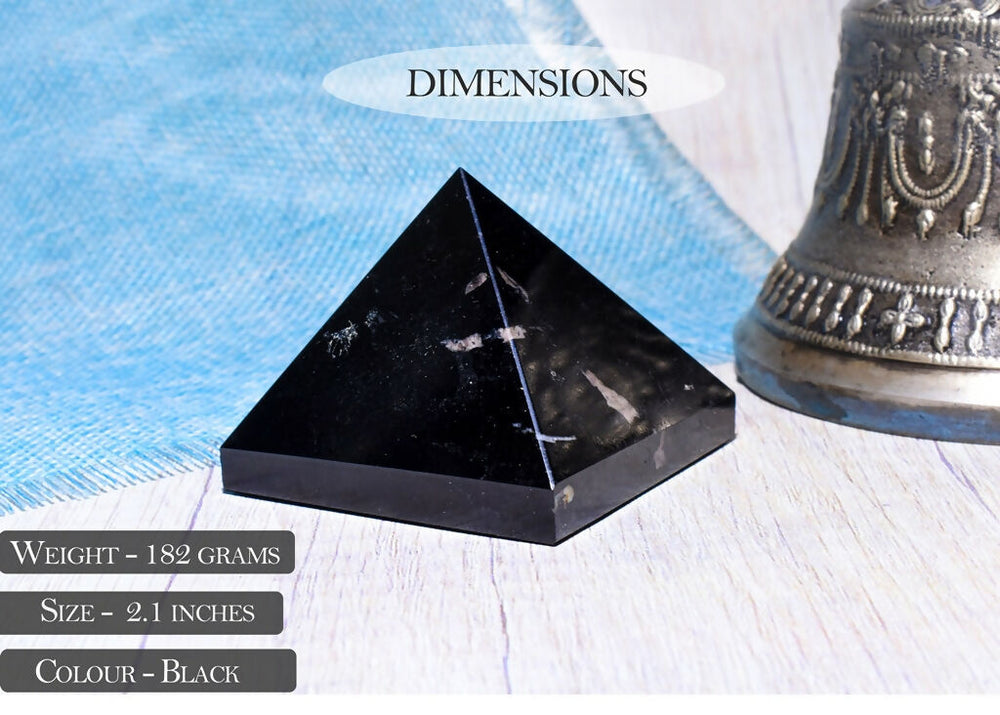 Real Black Tourmaline Prism For Protection From Negative Energies - EarthBased