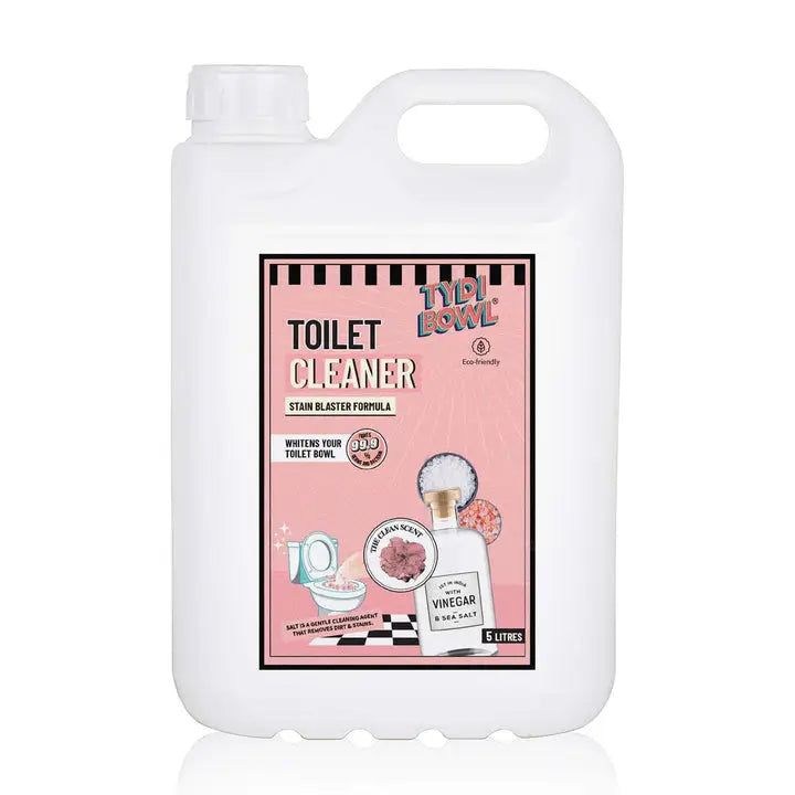 TYDIBOWL® TOILET CLEANER, VINEGAR POWERED, HARD WATER STAIN BLASTER, CLEAN SCENT - EarthBased