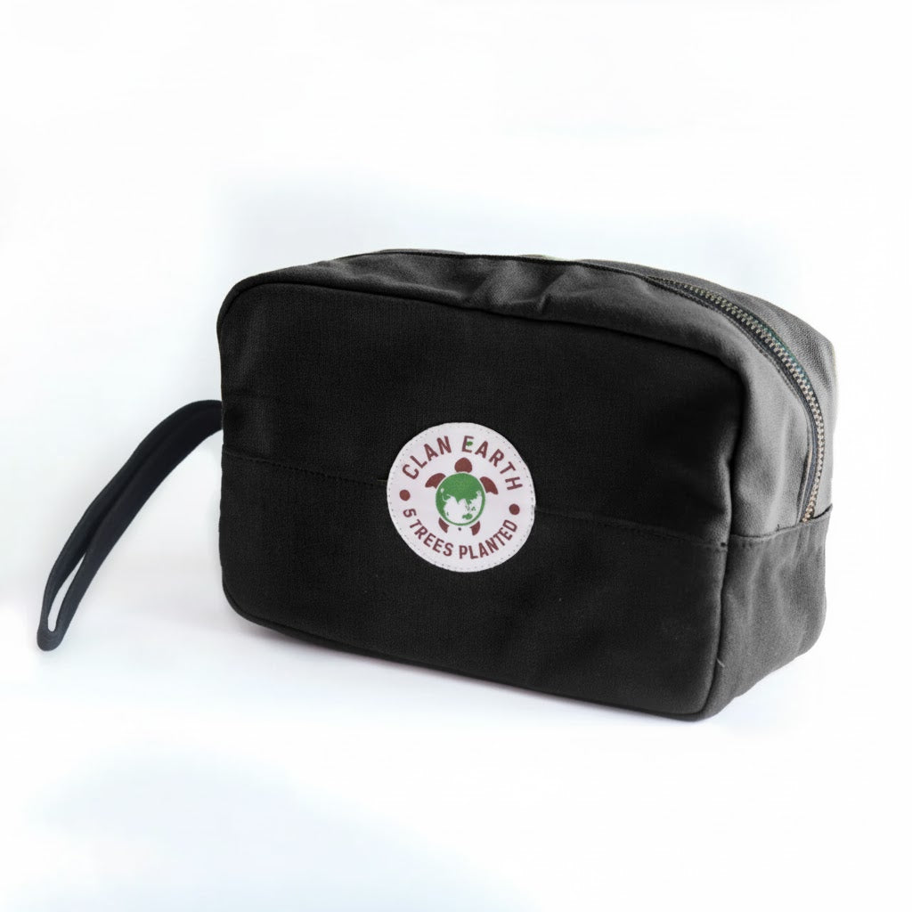 Clan Earth Oryx Dopp Kit - Charcoal Black - EarthBased