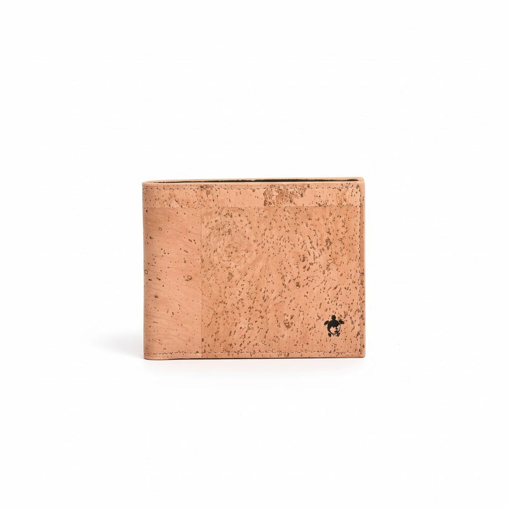 Kakapo Bifold Cork Wallet - Tan | Clan Earth - EarthBased