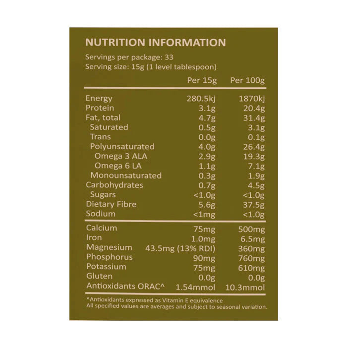 Nourish You Organic Raw White Chia Seeds - EarthBased