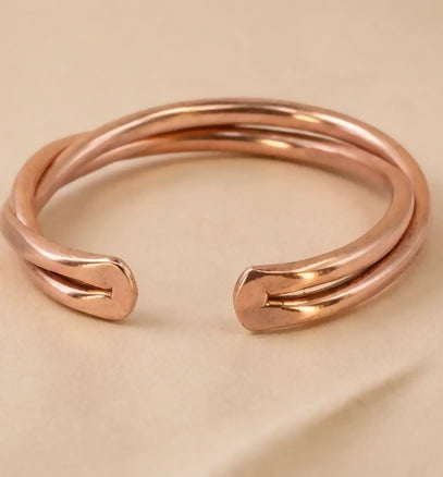 Twisted Pure Copper Kada for Women – image 8