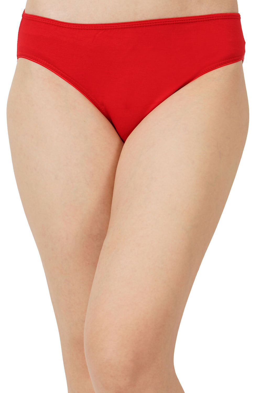 Bamboo Fabric Low Waist Underwear | Red and Black | Pack of 2 - EarthBased