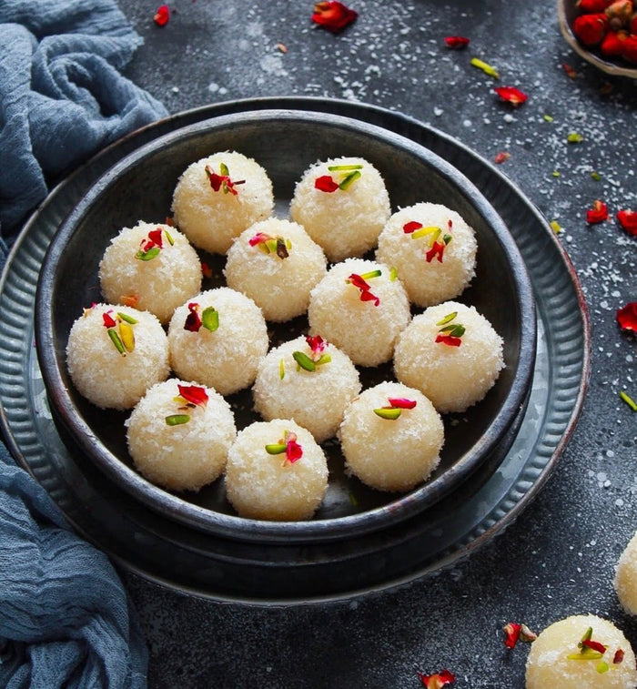 Easy Coconut Ladoo Recipe | Nariyal Ladoo - earthbased