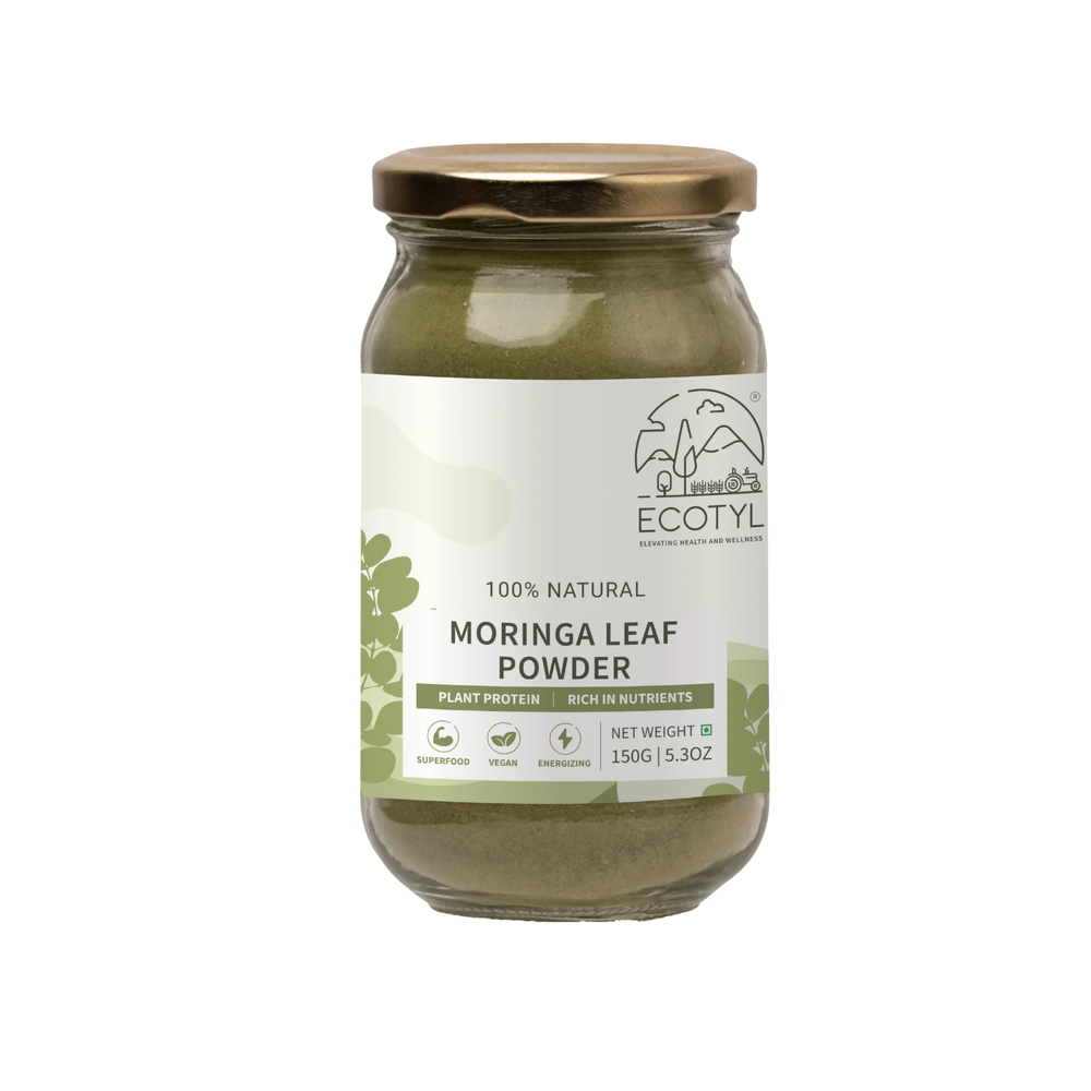 Moringa Powder | Natural Multi - Vitamin | Good for Hair & Skin | Natural Leaf Powder | Ecotyl - EarthBased 