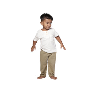 SNOW WHITE POCKET TSHIRT - EarthBased 