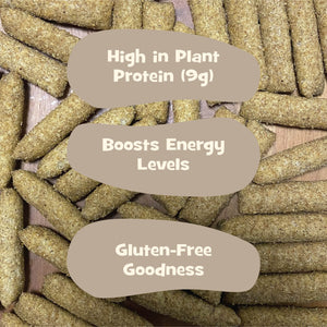 Nourish You - Ragi Sticks ( Chips ) - Tangy Mint Flavour - Healthy Baked Snacks-60g | Pack of 3 - EarthBased 