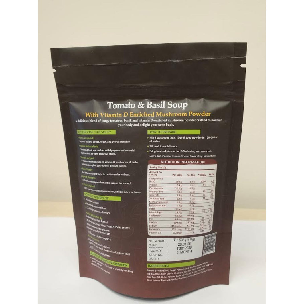 Tomato & Basil Soup | Pack of 2 - EarthBased 