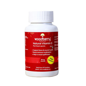 Natural Vitamin D Capsules | 500IU - EarthBased 