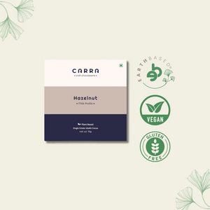 CARRA Hazelnut in Plant Based Milk Chocolate 15G - EarthBased 