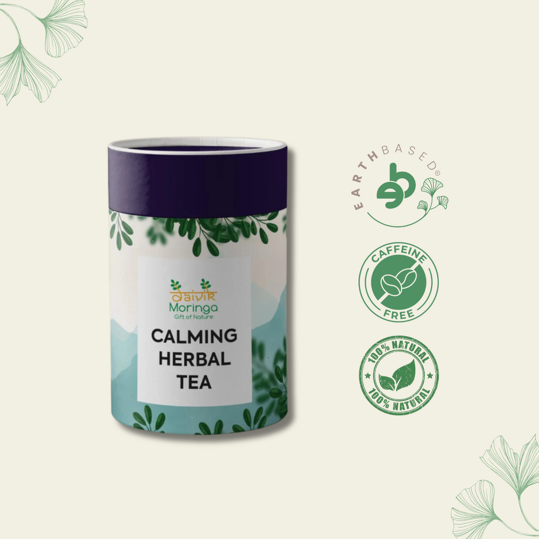 Calming Herbal Tea | Daivik Moringa - EarthBased 