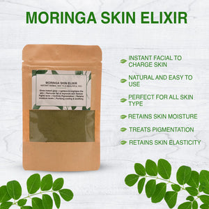 Daivik Moringa Skin Elixir | 100% Natural | Pigmentation & Blemish Removal, Anti Acne, Tan Removal | 50 g - EarthBased 
