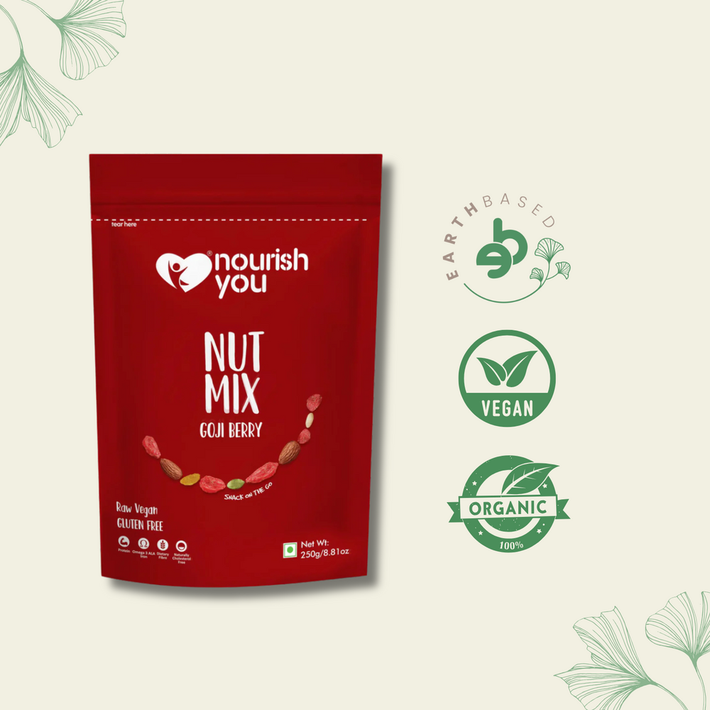 Nourish You GOJI BERRY NUT MIX 250G - EarthBased 