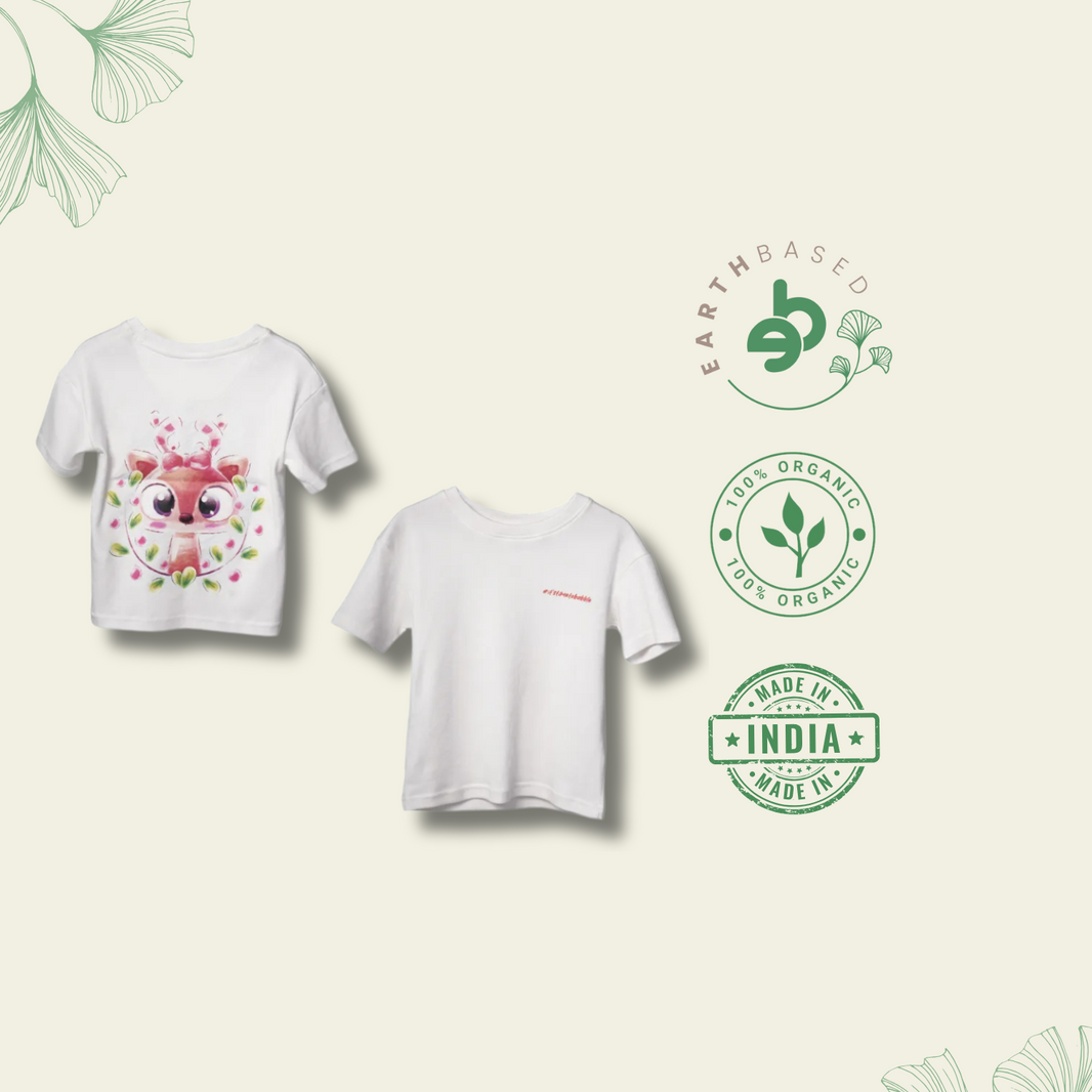 OVERSIZED TSHIRT DEER PRINTED - EarthBased 