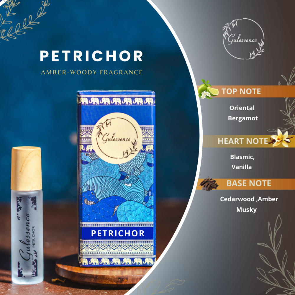 Petrichor Roll On Perfume | Roll-On Attar | Gulessence - Gulessence