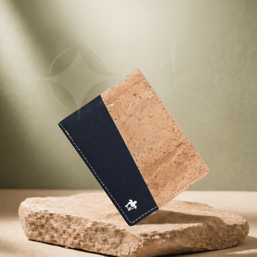 Kakapo Cork & Canvas Bifold Wallet | Clan Earth